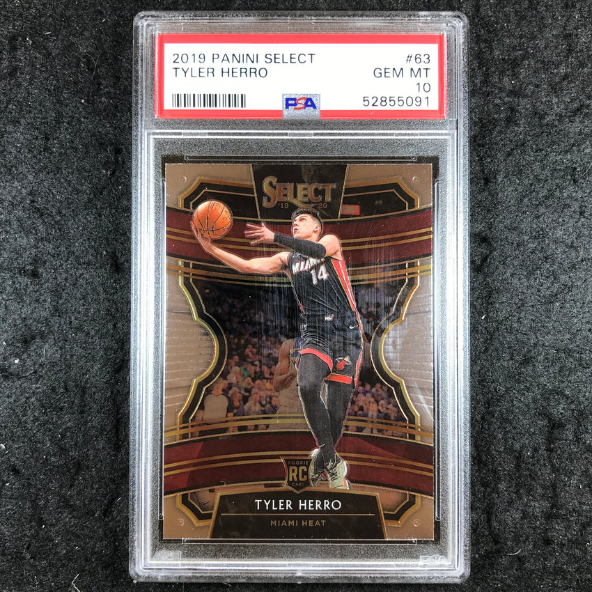 2019 Select TYLER HERRO Rookie Concourse Base #63 PSA 10 (091)