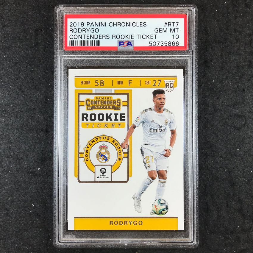 2019 Panini Chronicles RODRYGO Contenders Rookie Ticket #RT7 PSA 10 (866)