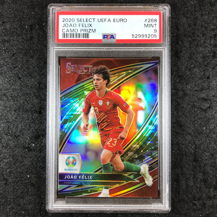 2020 Panini Select UEFA ERO JOAO FELIX Camo 1/25 #268 PSA 9 (205)