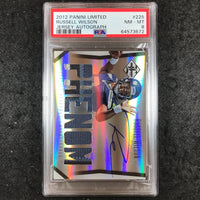 2012 Limited RUSSELL WILSON Rookie Phenom Jersey Auto 52/299 #225 PSA 8 (672)