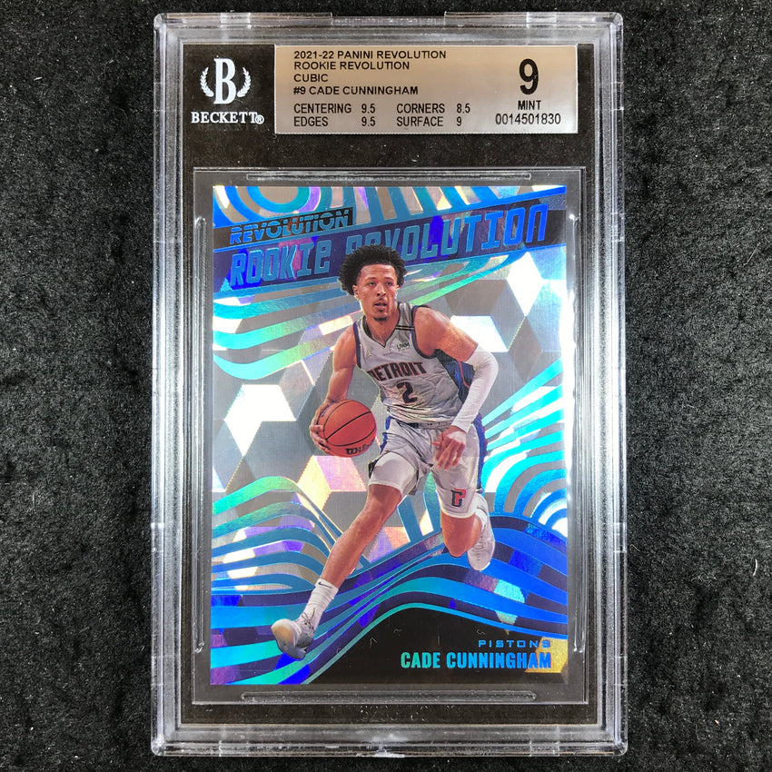 2021 Revolution CADE CUNNINGHAM Rookie Revolution Cubic 20/50 #9 BGS 9 (830)