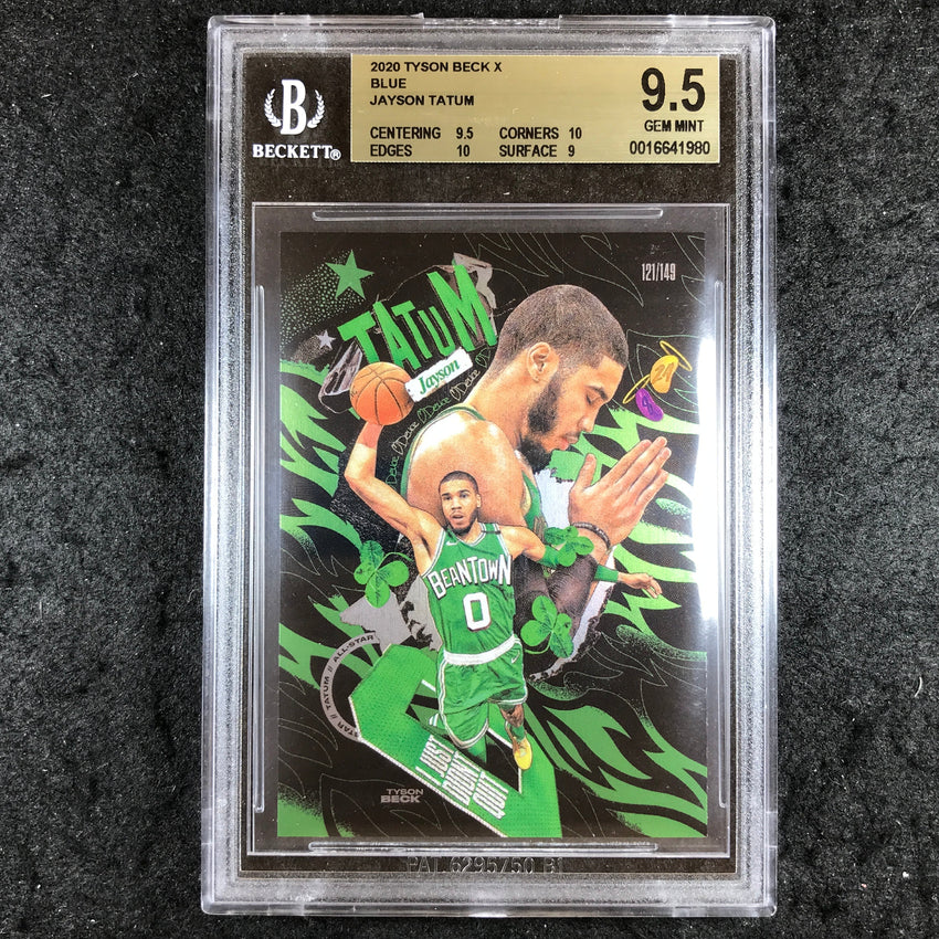 2020 TYSON BECK X JAYSON TATUM Blue BGS 9.5 (980)