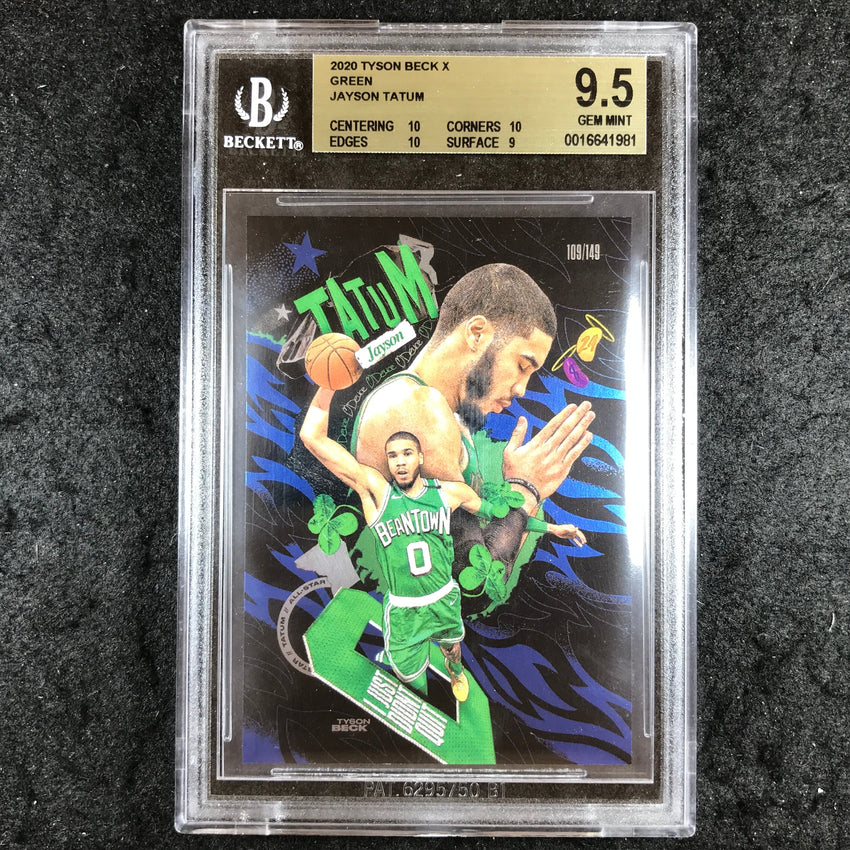 2020 TYSON BECK X JAYSON TATUM Green BGS 9.5 (981)