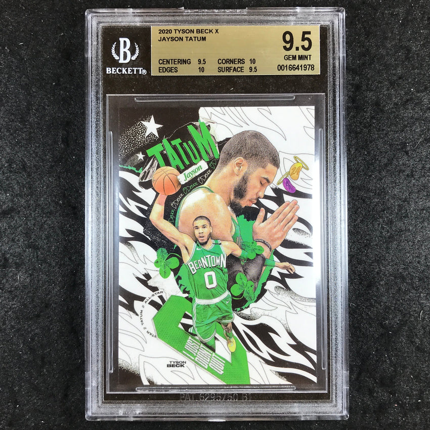 2020 TYSON BECK X JAYSON TATUM Base BGS 9.5 (978)