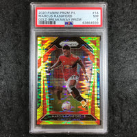 2020 Prizm Premier League MARCUS RASHFORD Gold Breakaway 10/10 #14 PSA 7 (939)