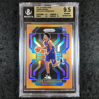 2021 Panini Prizm CADE CUNNINGHAM Rookie Orange 22/49 #282 BGS 9.5 (829)