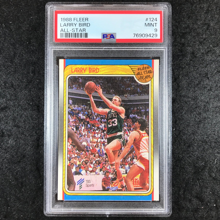1988 Fleer LARRY BIRD All-Star #124 PSA 9 (429)