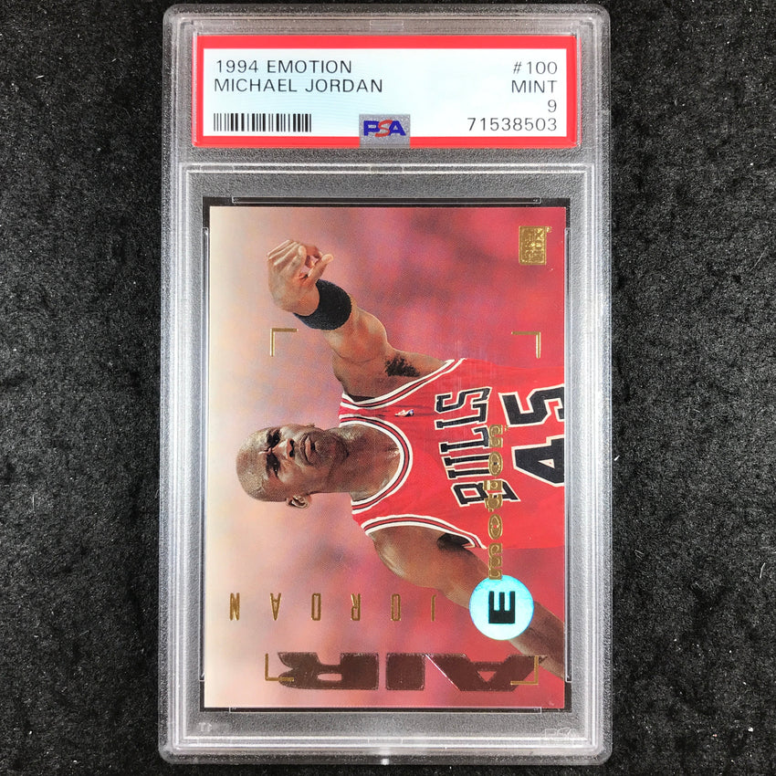 1994 E-Motion MICHAEL JORDAN Base #100 PSA 9 (503)