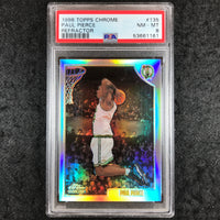 1998 Topps Chrome PAUL PIERCE Rookie Refractor #135 PSA 8 (161)