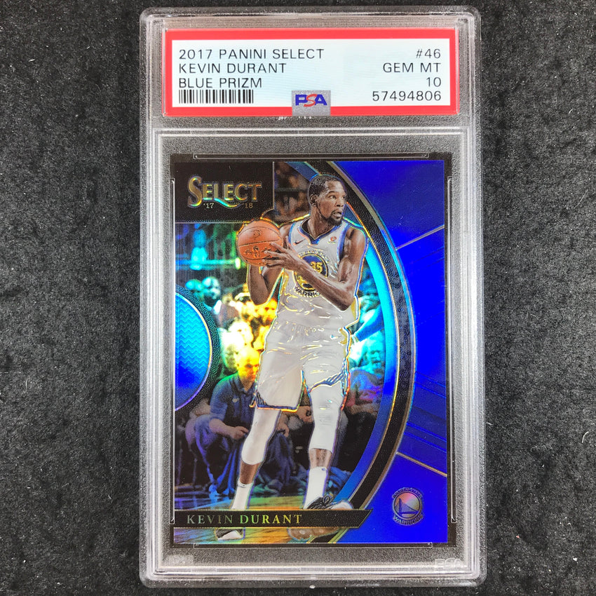 2017 Panini Select KEVIN DURANT Blue Prizm 267/299 #46 PSA 10 (806)