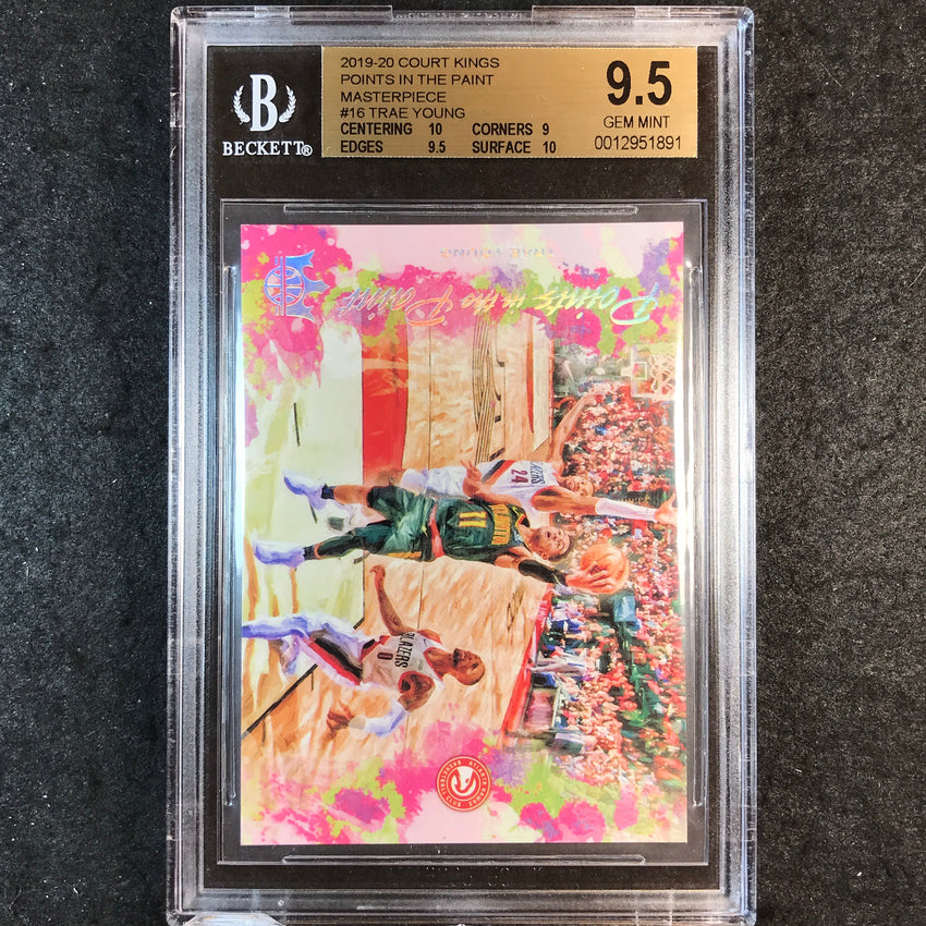 2019 Court Kings TRAE YOUNG Points in the Paint Masterpiece 1/1 BGS 9.5 (891)