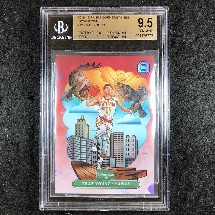 2018 Cornerstones TRAE YOUNG Downtown #12 BGS 9.5 (731)