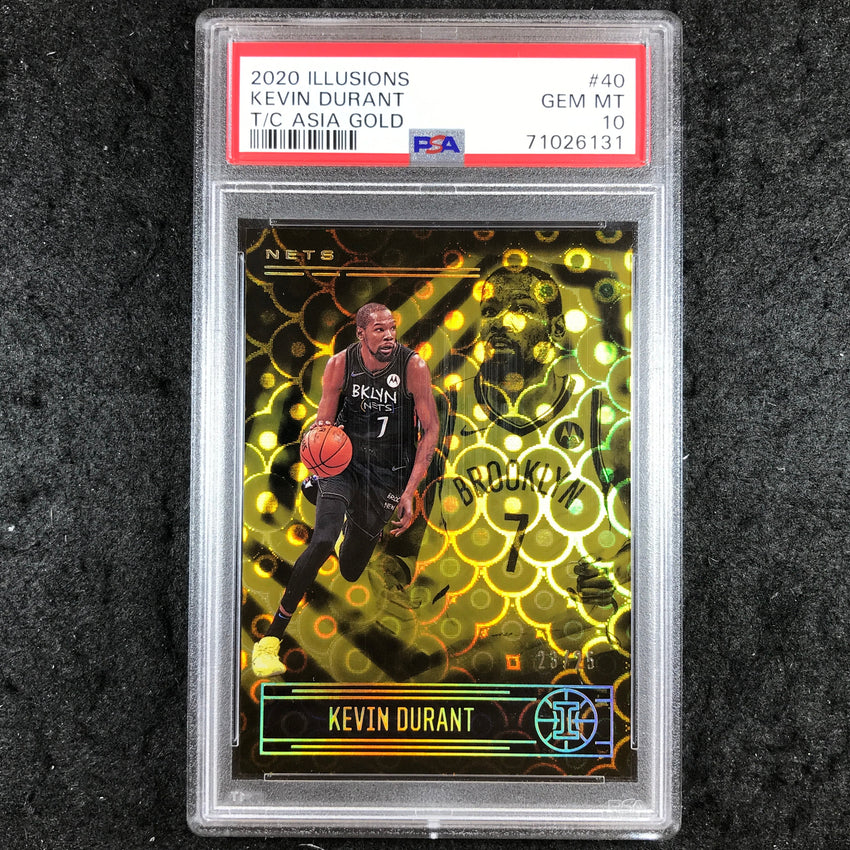 2020 Panini Illusions KEVIN DURANT Asia Gold 23/25 #40 PSA 10 (131)