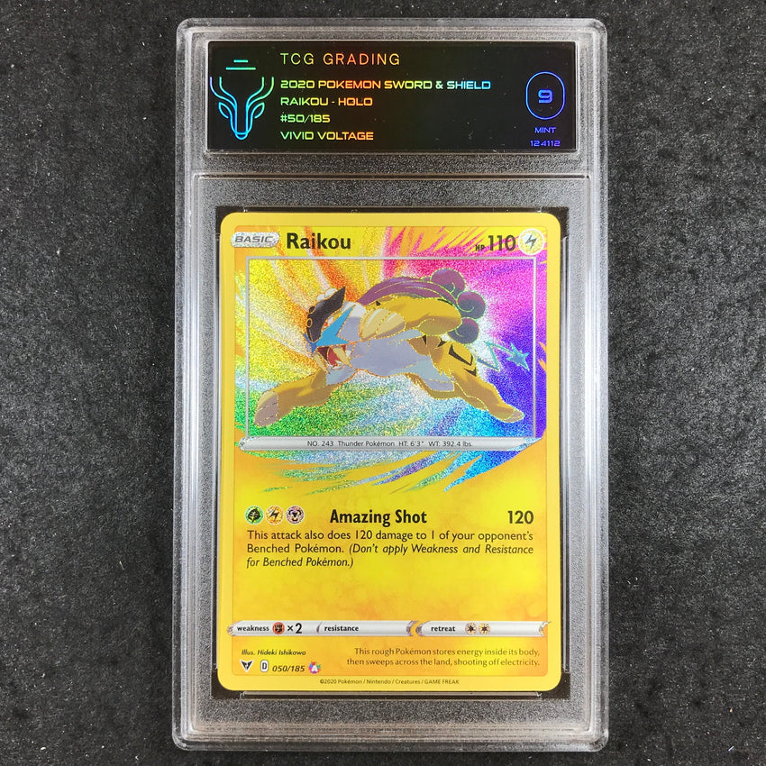 TCG 9 Raikou - 050/185 Amazing rare - Vivid Voltage 112