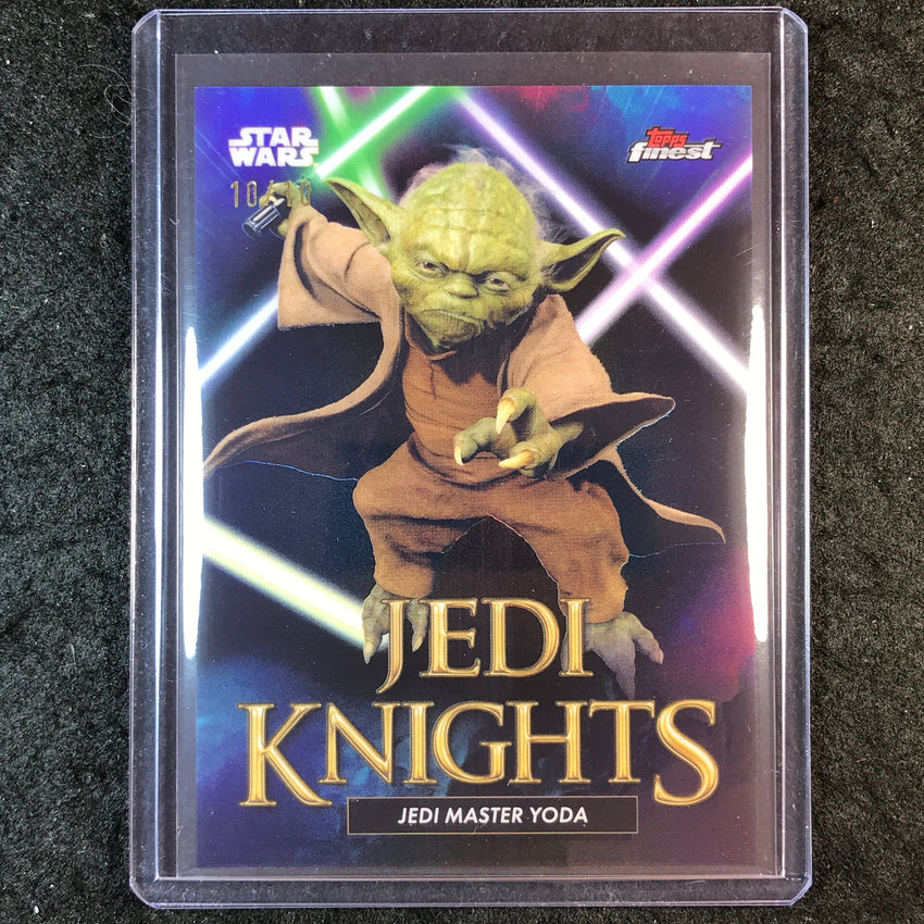 2025 Topps Star Wars Smugglers Outpost YODA Jedi Knights Black 10/10