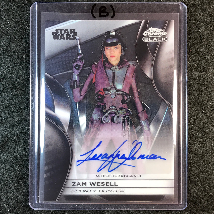 2025 Star Wars Smugglers Outpost LEANNA WALSMAN ZAM WESELL Chrome Auto #LW (B)