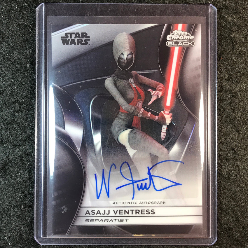 2025 Star Wars Smugglers Outpost NIKA FUTTERMAN ASAJJ VENTRESS Chrome Auto #NF