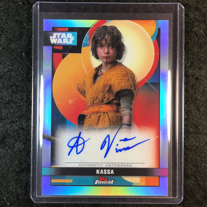 2025 Topps Star Wars Smugglers Outpost ANTONIO VINA AS KASSA Finest Auto #FA-ANT