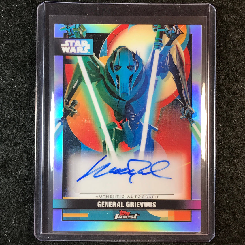 2025 Star Wars Smugglers Outpost MATTHEW WOOD AS GENERAL GRIEVOUS Finest Auto #FA-AWO
