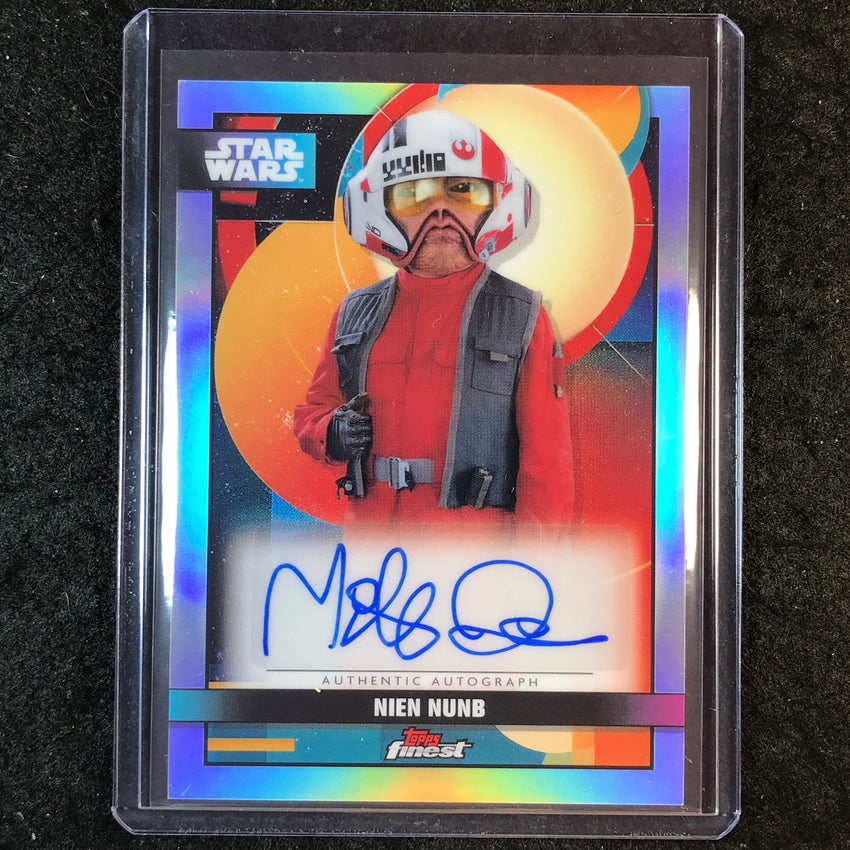 2025 Star Wars Smugglers Outpost MIKE QUINN AS NIEN NUNB Finest Auto #FA-MQ