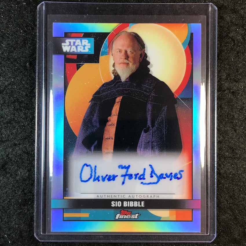 2025 Star Wars Smugglers Outpost OLIVER FORD DAVIES AS SIO BIBBLE Finest Auto #FA-OFD