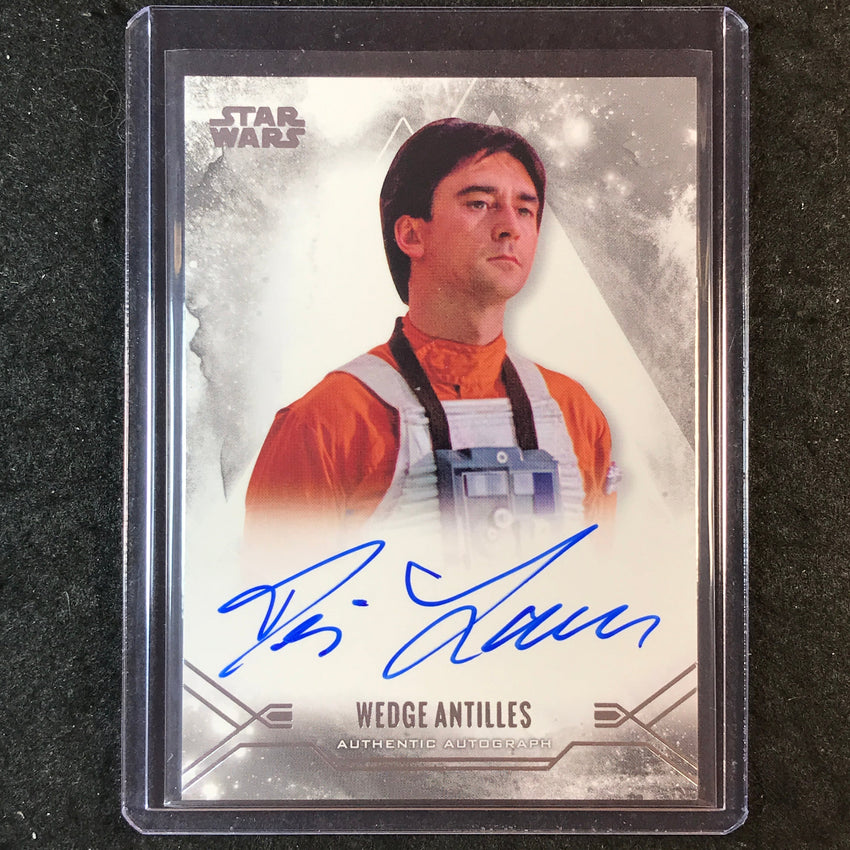 2025 Star Wars Smugglers Outpost DENIS LAWSON AS WEDGE ANTILLES Stellar Auto #DL