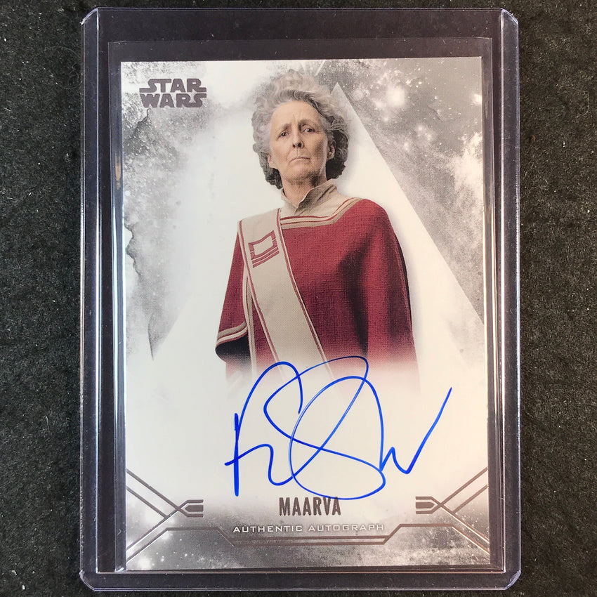 2025 Star Wars Smugglers Outpost FIONA SHAW MAARVA Stellar Signatures Auto #FIO