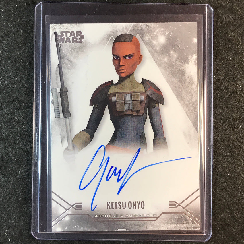 2025 Star Wars Smugglers Outpost GINA TORRES AS KETSU ONYO Stellar Signatures Auto #GIN