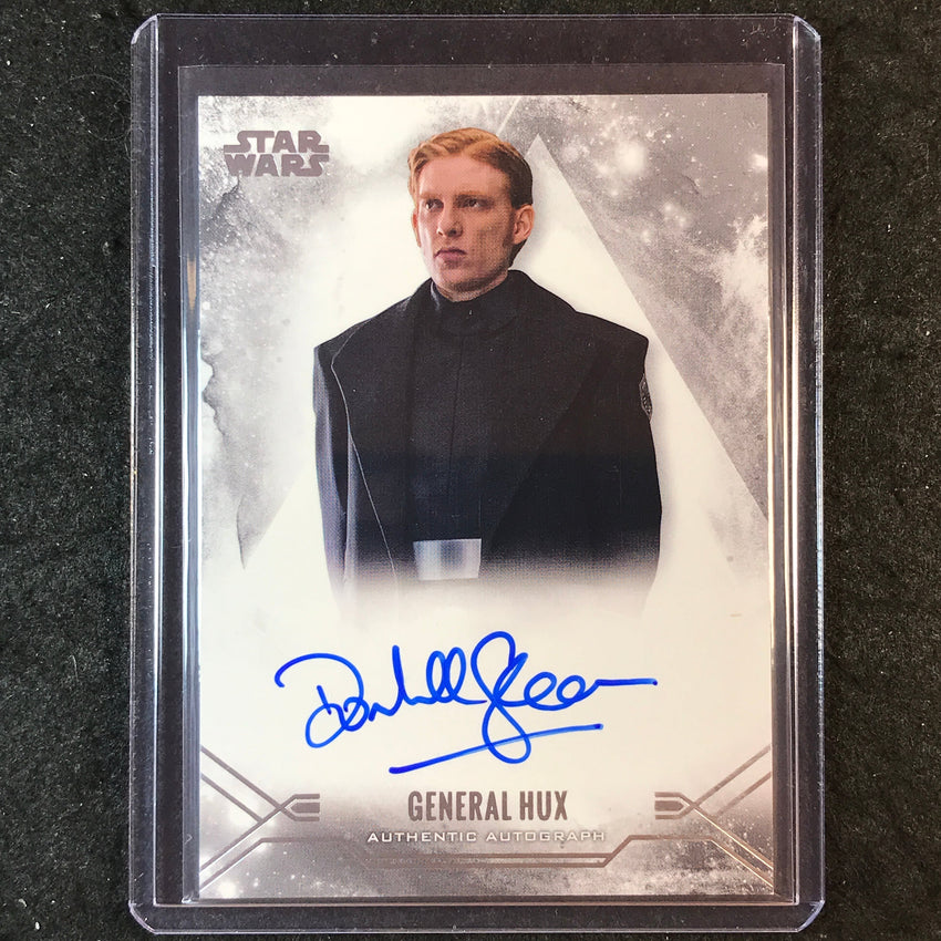 2025 Star Wars Smugglers Outpost DOMHNALL GLEESON GENERAL HUX Stellar Auto #GL