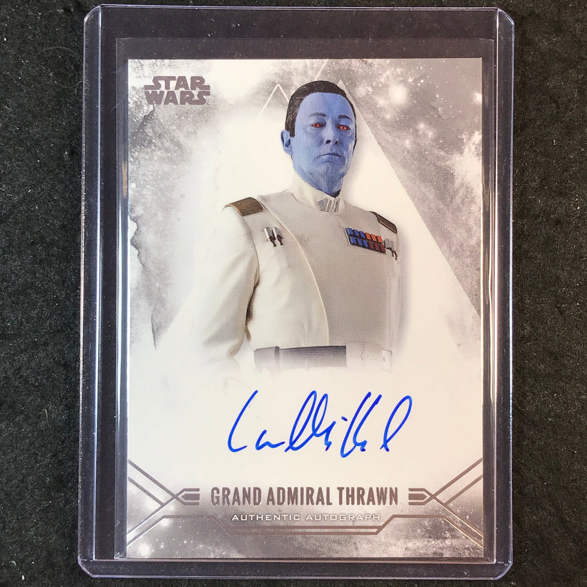 2025 Star Wars Smugglers Outpost LARS MIKKELSEN AS THRAWN Stellar Auto #LM