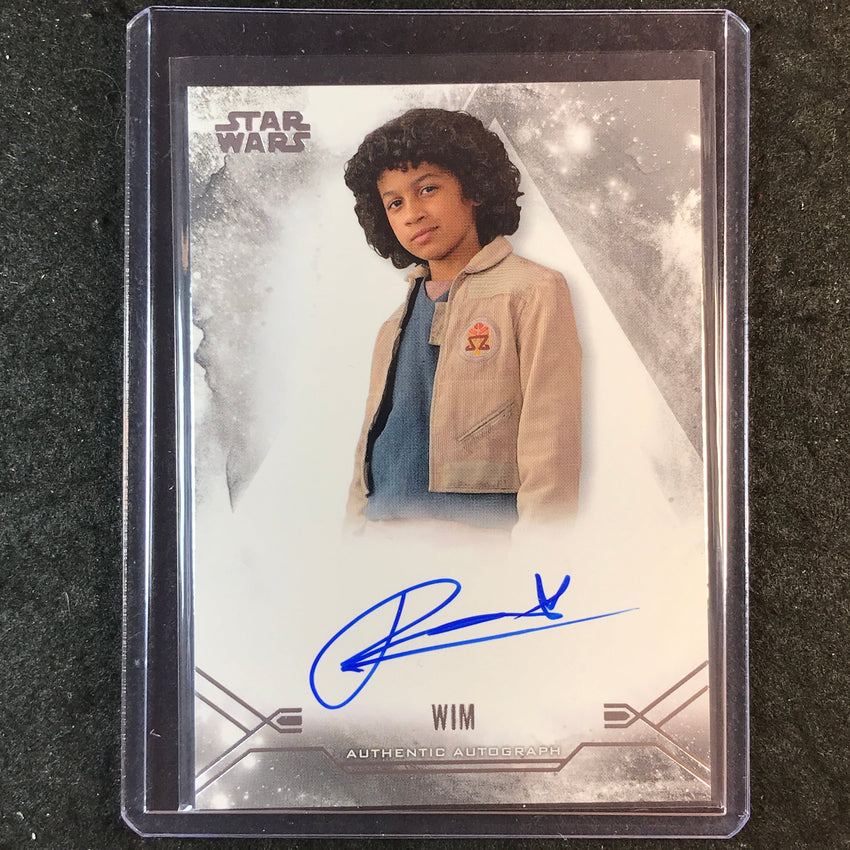 2025 Star Wars Smugglers Outpost RAVI CABOT-CONYERS AS WIM Stellar Signatures Auto #RCC