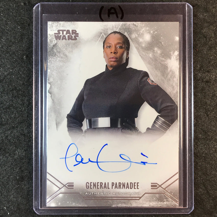 2025 Star Wars Smugglers Outpost TANYA MOODIE AS PARNADEE Stellar Auto #TAN (A)
