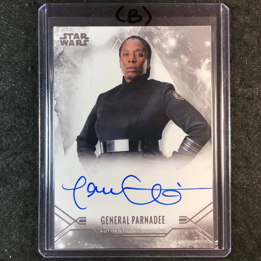 2025 Star Wars Smugglers Outpost TANYA MOODIE AS PARNADEE Stellar Auto #TAN (B)