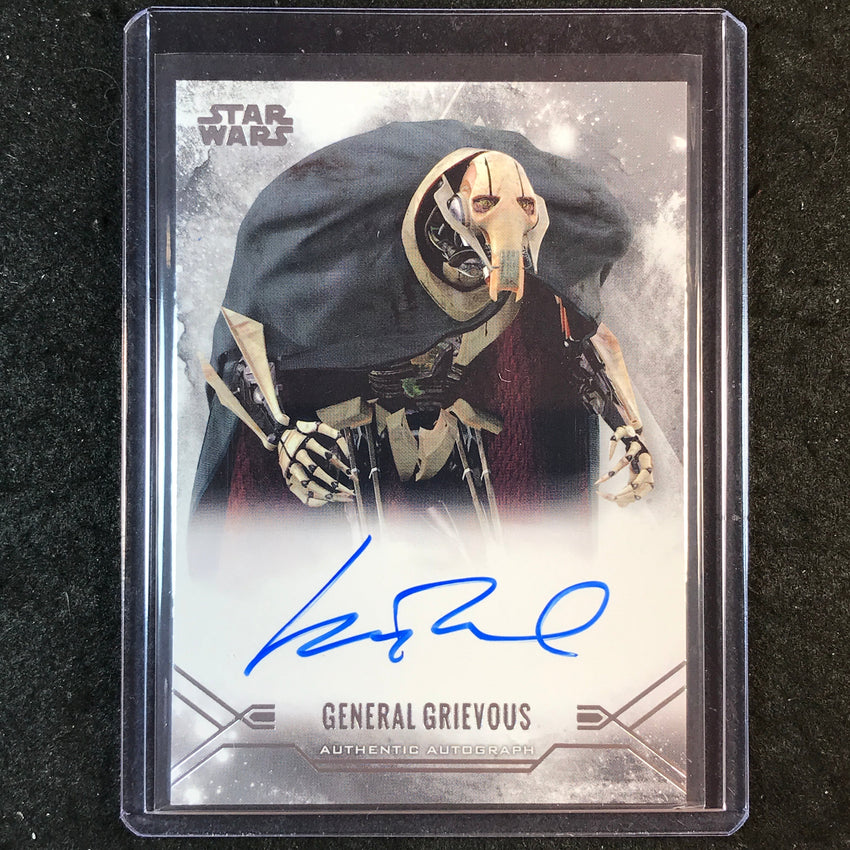 2025 Star Wars Smugglers Outpost MATTHEW WOOD AS GRIEVOUS Stellar Auto #WO