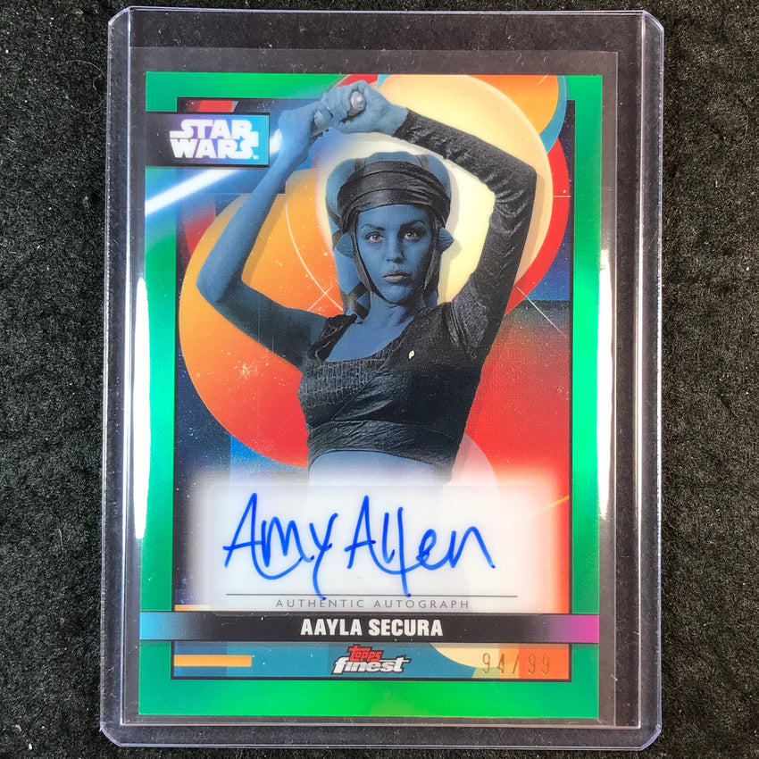 2025 Star Wars Smugglers Outpost AMY ALLEN AAYLA SECURA Finest Auto Green 94/99