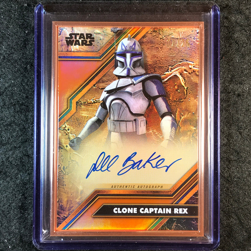2025 Star Wars Smugglers Outpost DEE BRADLEY BAKER REX Cortosis Metal Auto 7/25
