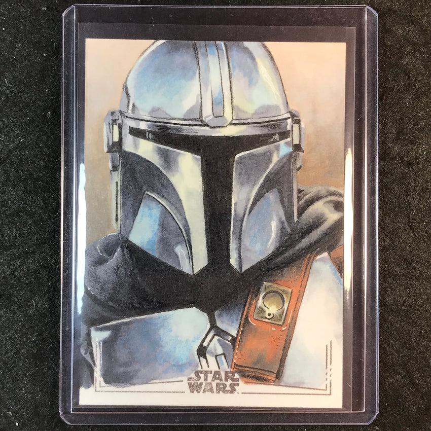 2025 Star Wars Smugglers Outpost THE MANDALORIAN Sketch 1/1 MATTHEW MALDONADO