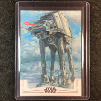2025 Topps Star Wars Smugglers Outpost AT-AT Artist Sketch 1/1 JAMES HARRIS