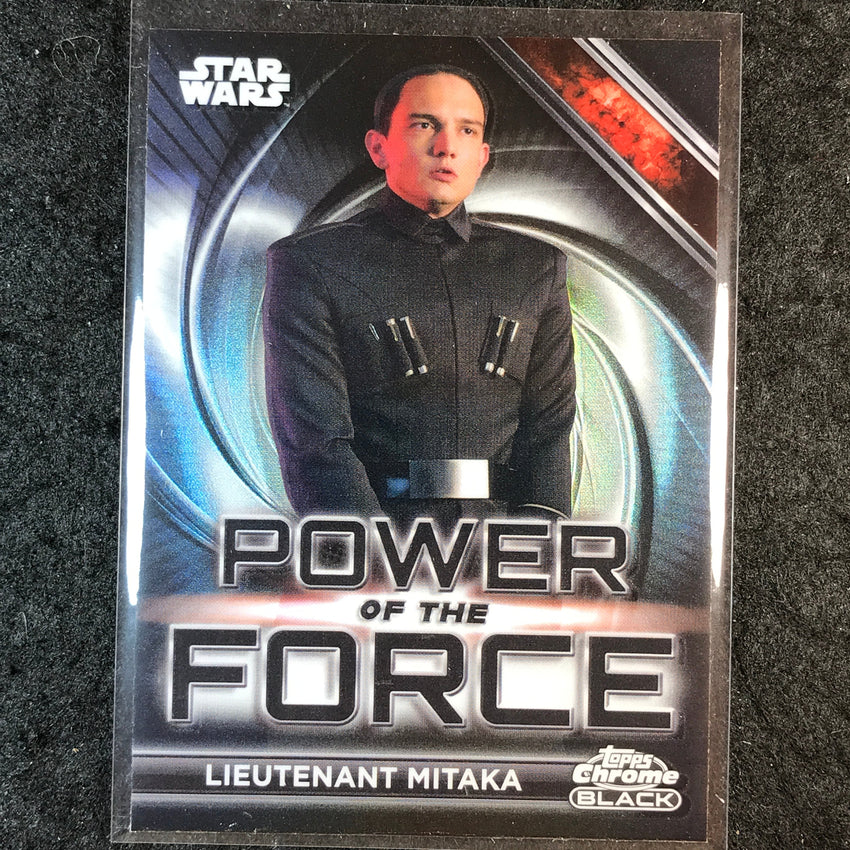 2025 Topps Star Wars Smugglers Outpost LIEUTENANT MITAKA Power of the Force #16