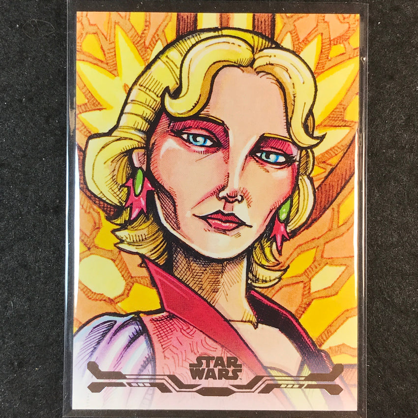 2025 Topps Star Wars Smugglers Outpost DUCHESS SATINE KRYZE Stellar Art Card #29