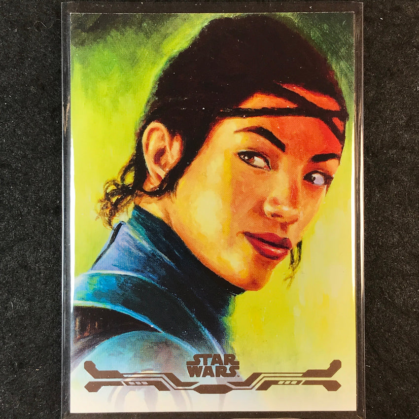 2025 Topps Star Wars Smugglers Outpost KOSKA REEVES Stellar Art Card #52