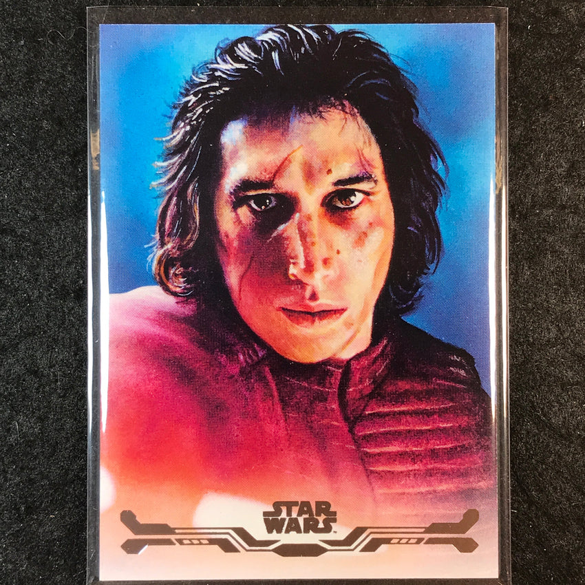 2025 Topps Star Wars Smugglers Outpost KYLO REN Stellar Art Card #55
