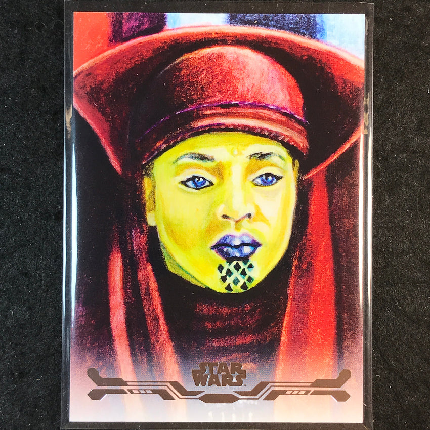2025 Topps Star Wars Smugglers Outpost LUMINARA UNDULI Stellar Art Card #59