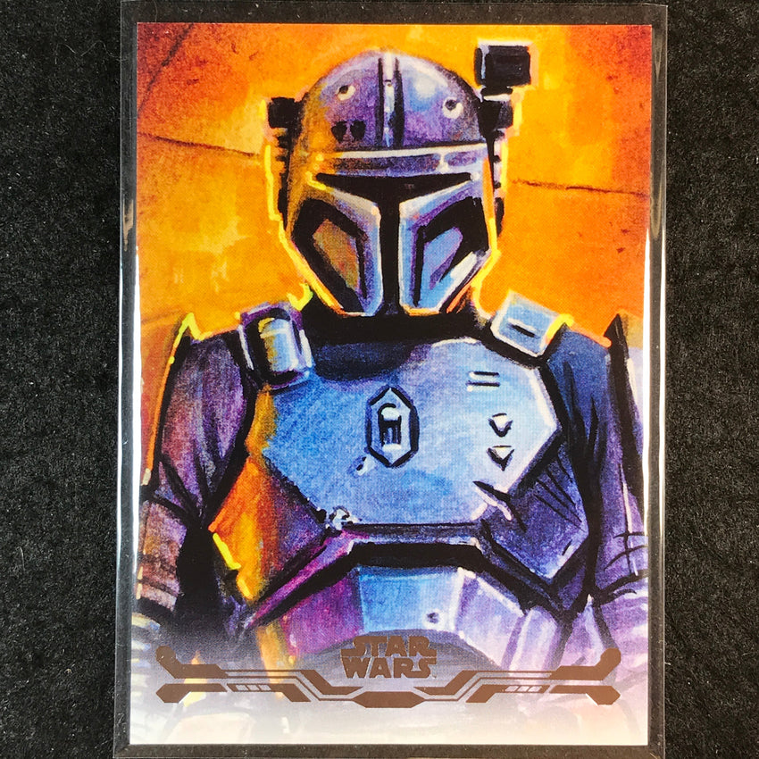 2025 Topps Star Wars Smugglers Outpost PAZ VIZSLA Stellar Art Card #74