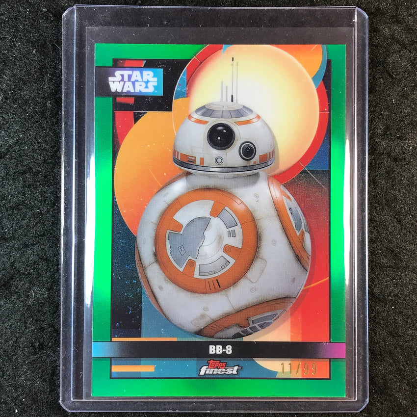2025 Topps Star Wars Smugglers Outpost BB-8 Finest Green 11/99 #8