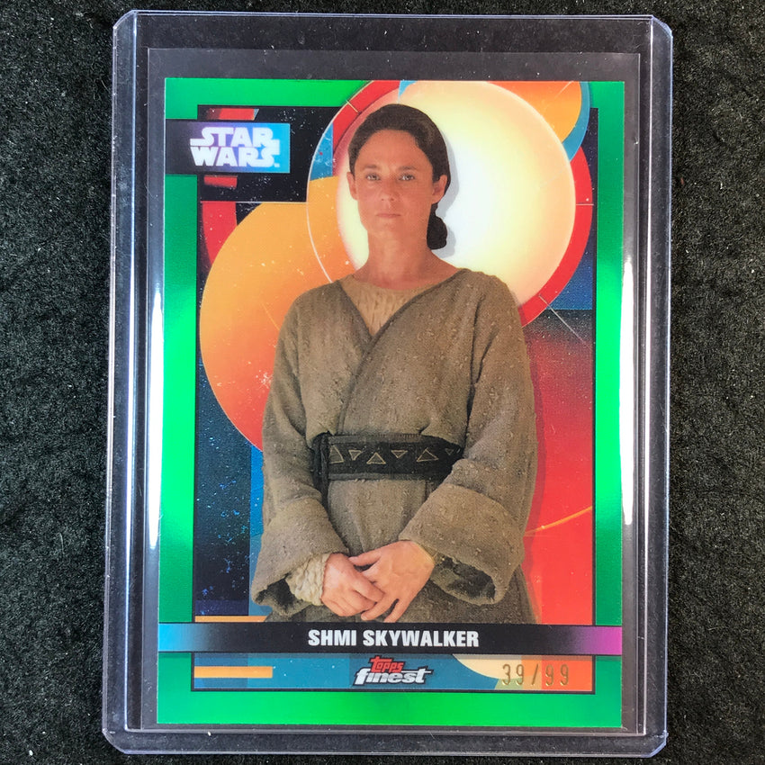 2025 Topps Star Wars Smugglers Outpost SHMI SKYWALKER Finest Green 39/99 #71