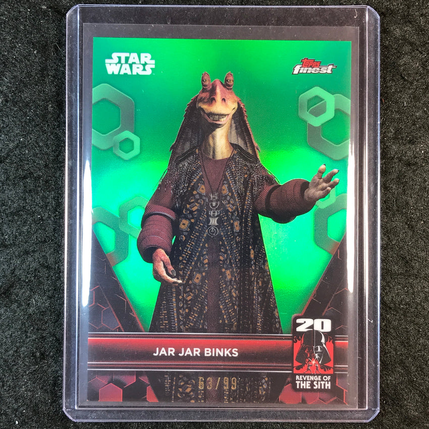 2025 Star Wars Smugglers Outpost JAR JAR BINKS Revenge of the Sith Green 63/99