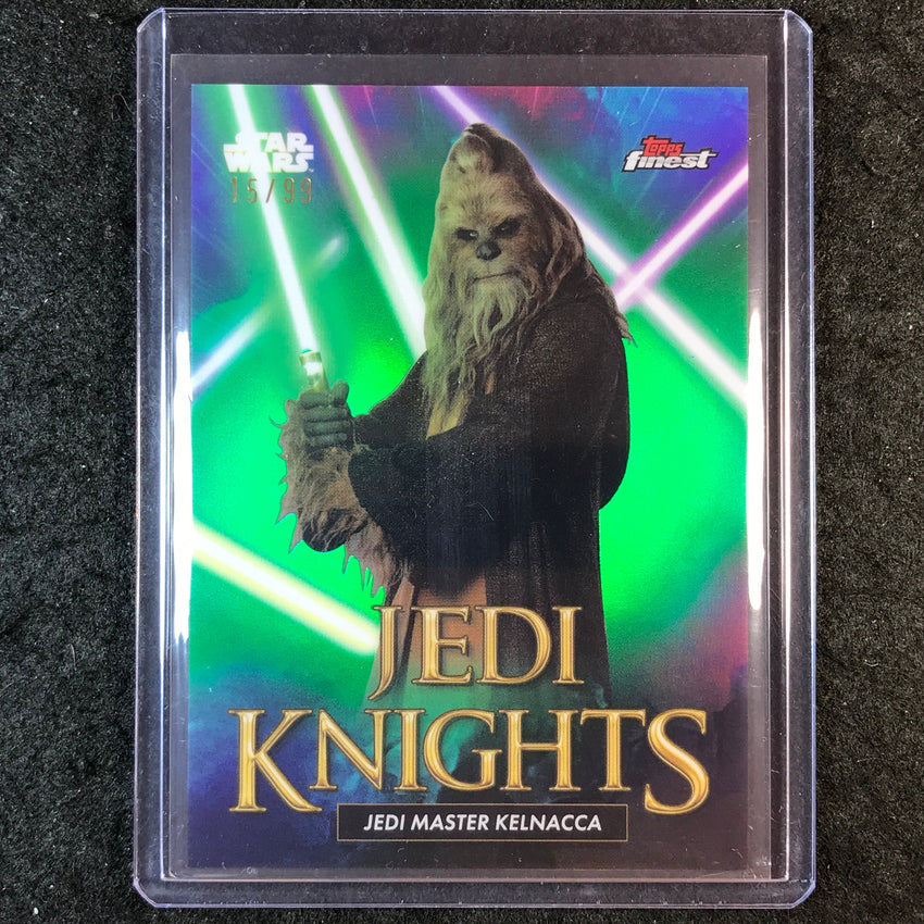 2025 Topps Star Wars Smugglers Outpost KELNACCA Jedi Knights Green 15/99 #6
