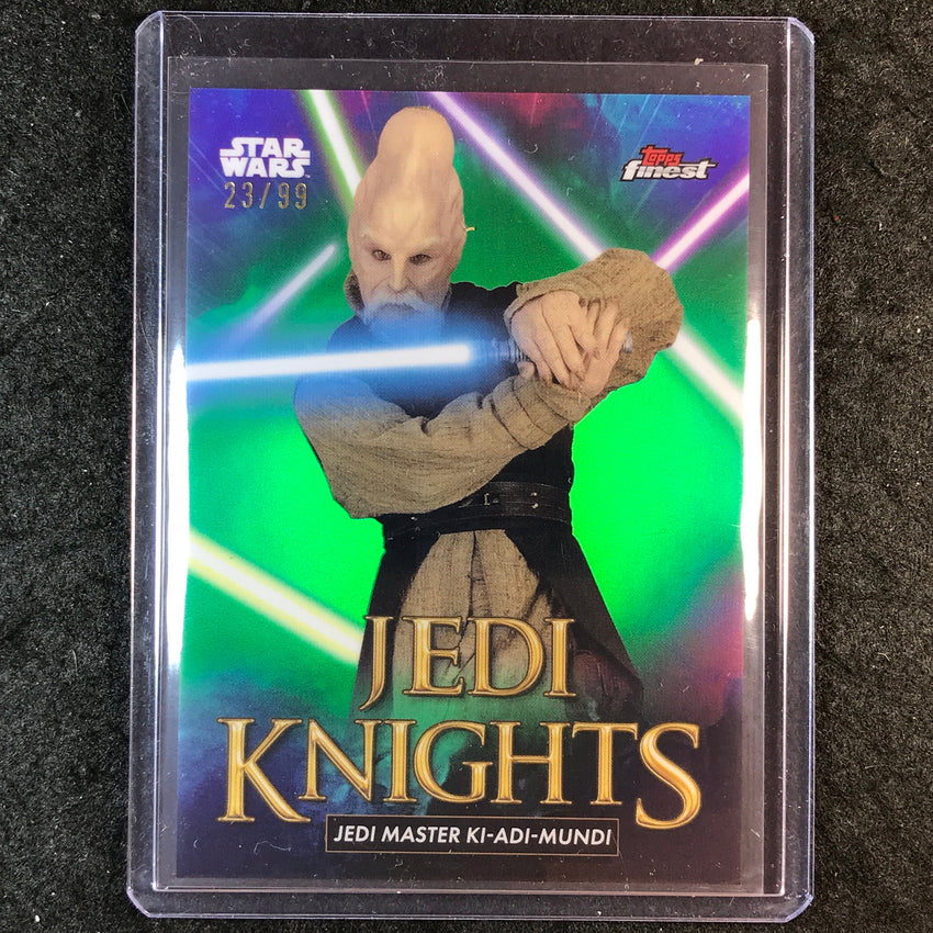 2025 Topps Star Wars Smugglers Outpost KI-ADI-MUNDI Jedi Knights Green 23/99 #9