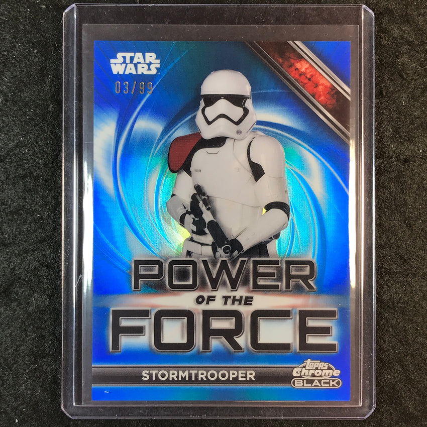2025 Star Wars Smugglers Outpost STORMTROOPER Power of the Force Blue 3/99 #6